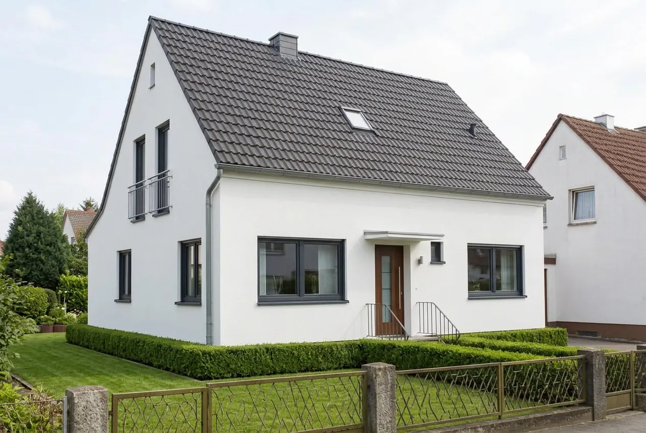 Einfamilienhaus in Gropiusstadt vor und nach der Sanierung durch Köpenicker Grundbesitz – nachher