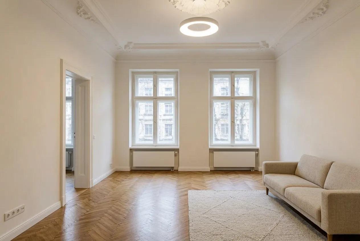 Altbauwohnung in Berlin-Köpenick vor und nach der Sanierung – nachher